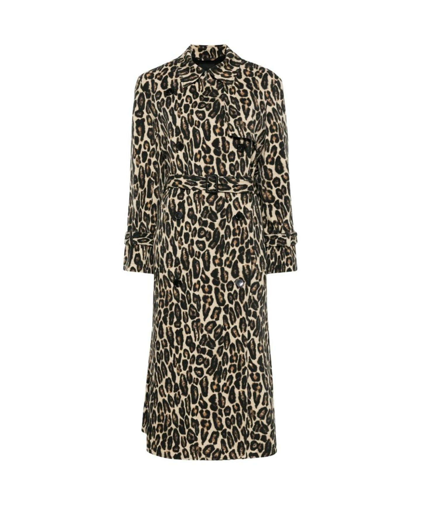 Theory Leopard Trench Coat