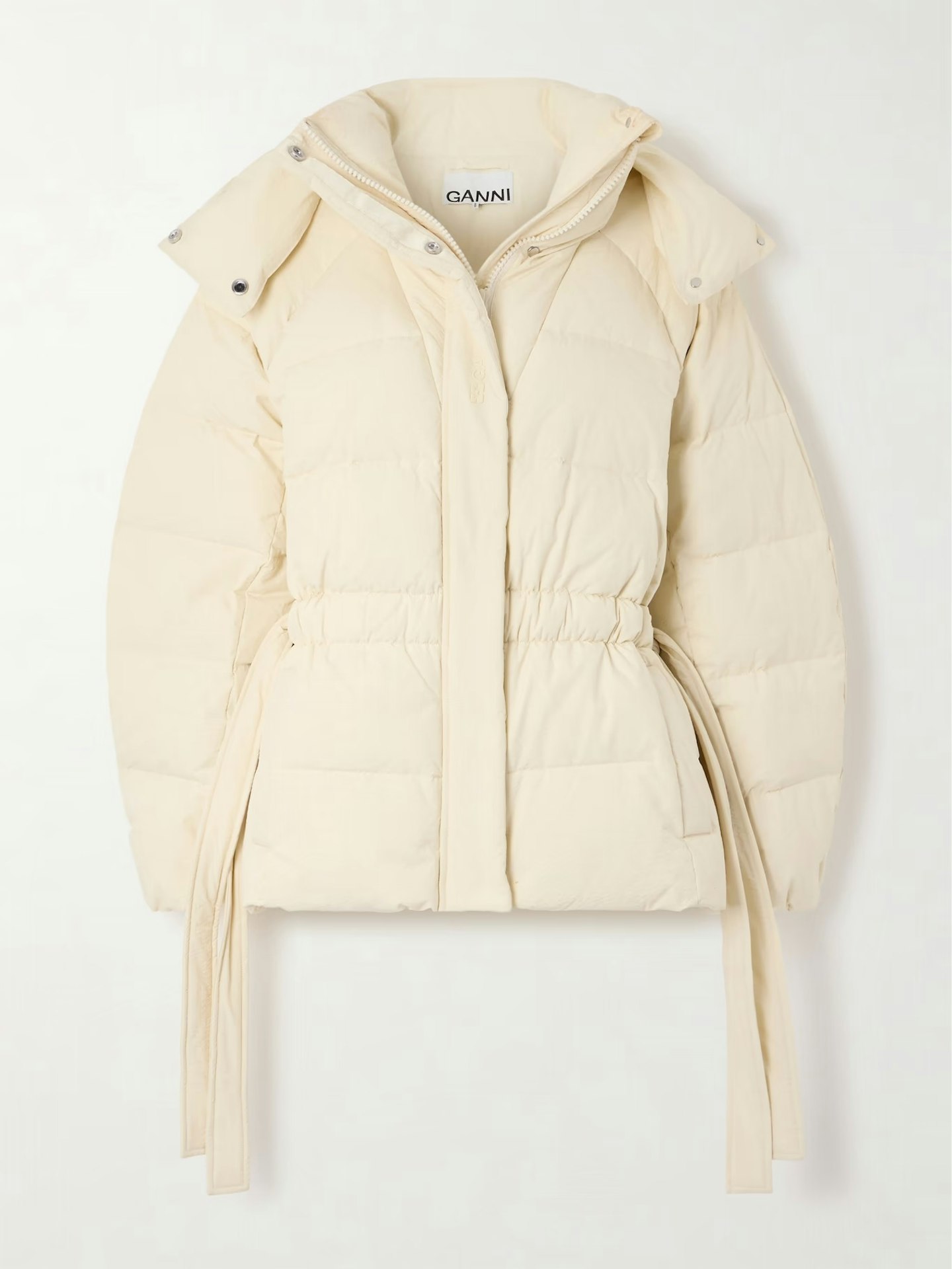 lunchtime shop ganni puffer jacket 