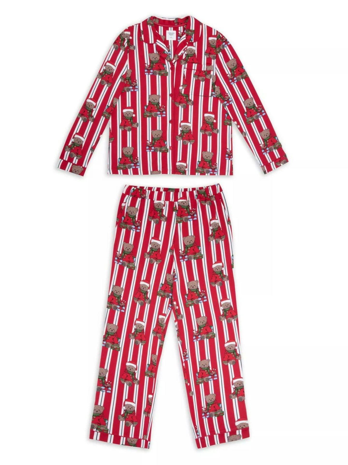 Christmas Bear Print Pyjamas