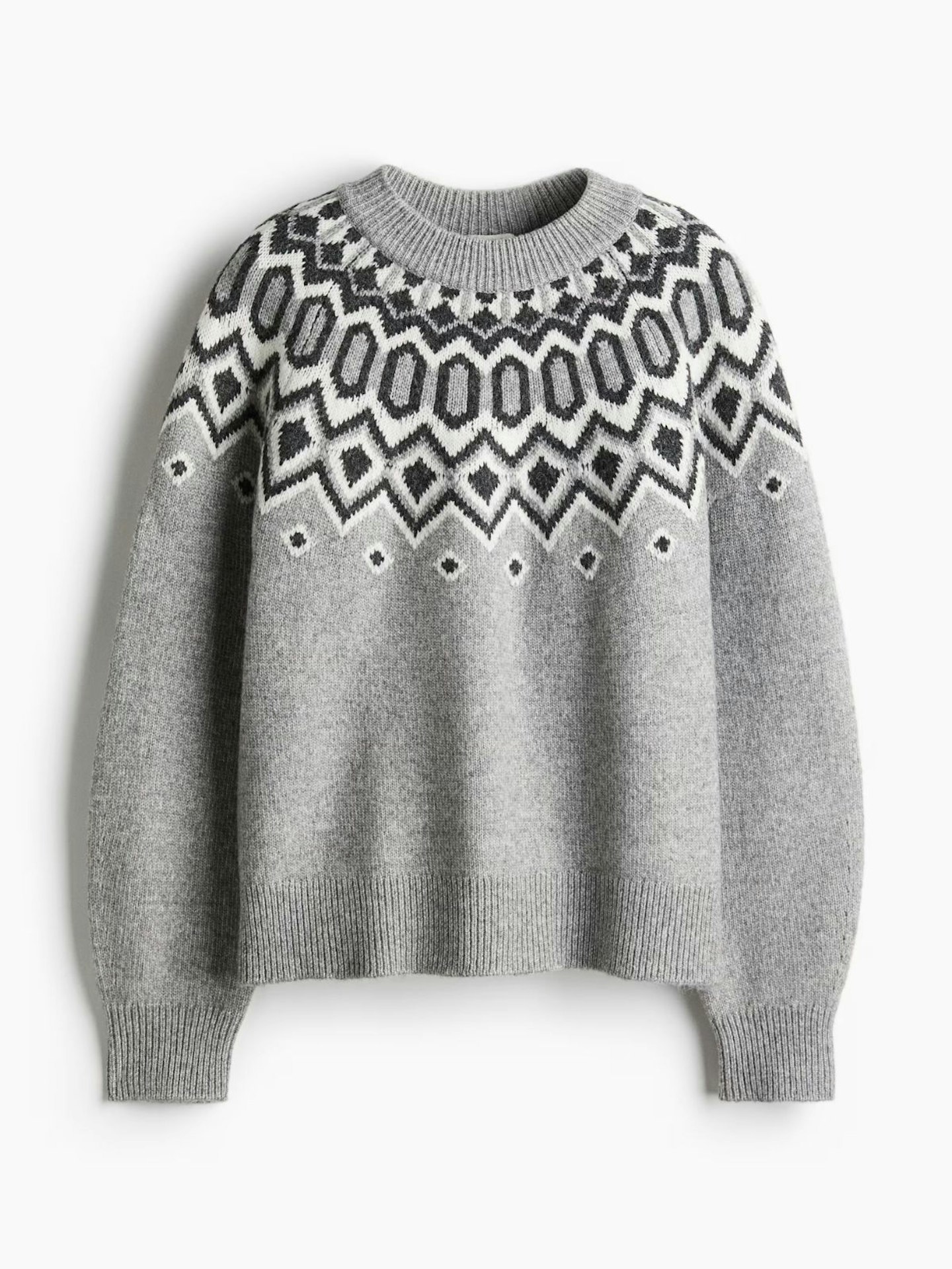 H&M, Jacquard-Knit Jumper