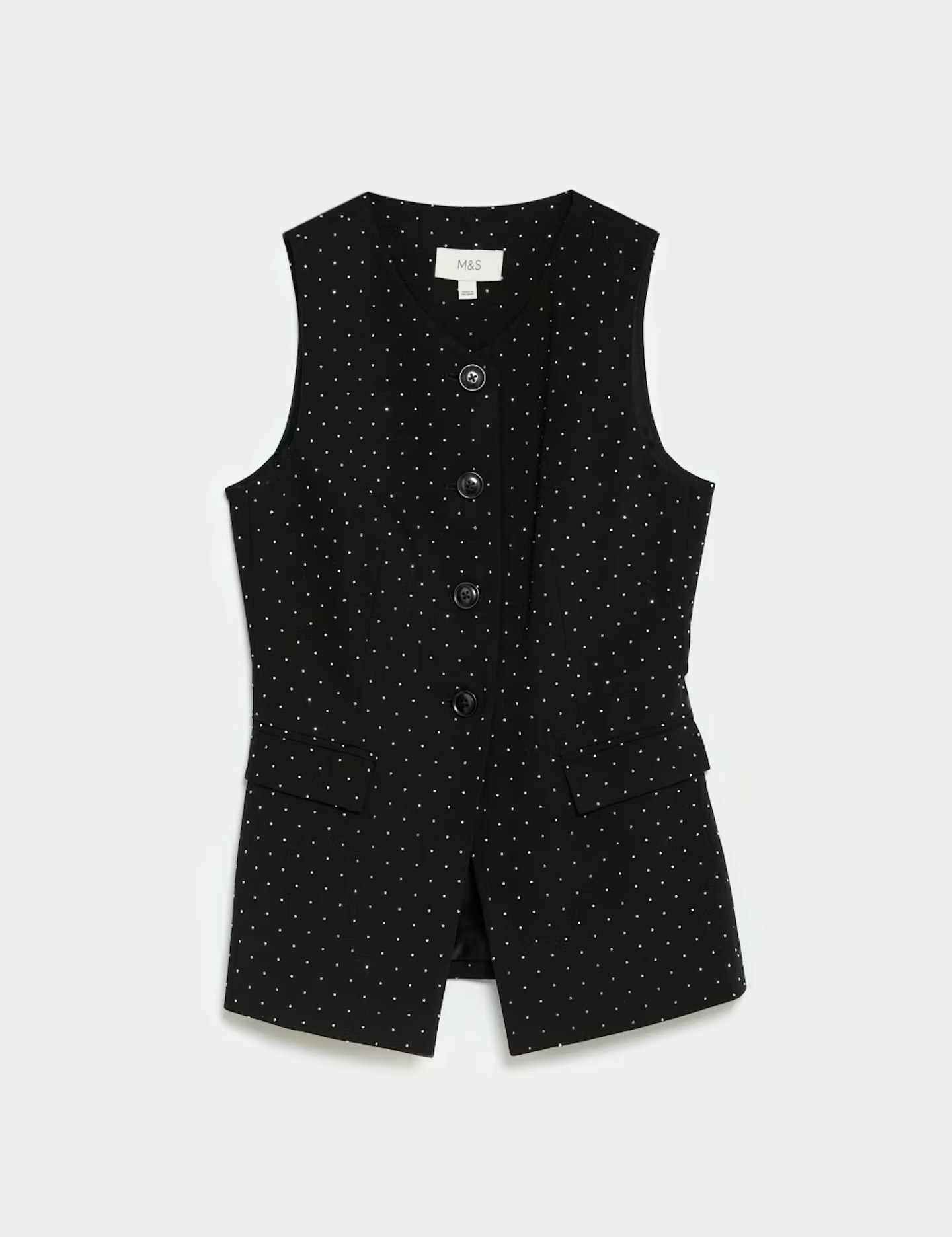 M&S, Embellished Tailored Waistcoat 