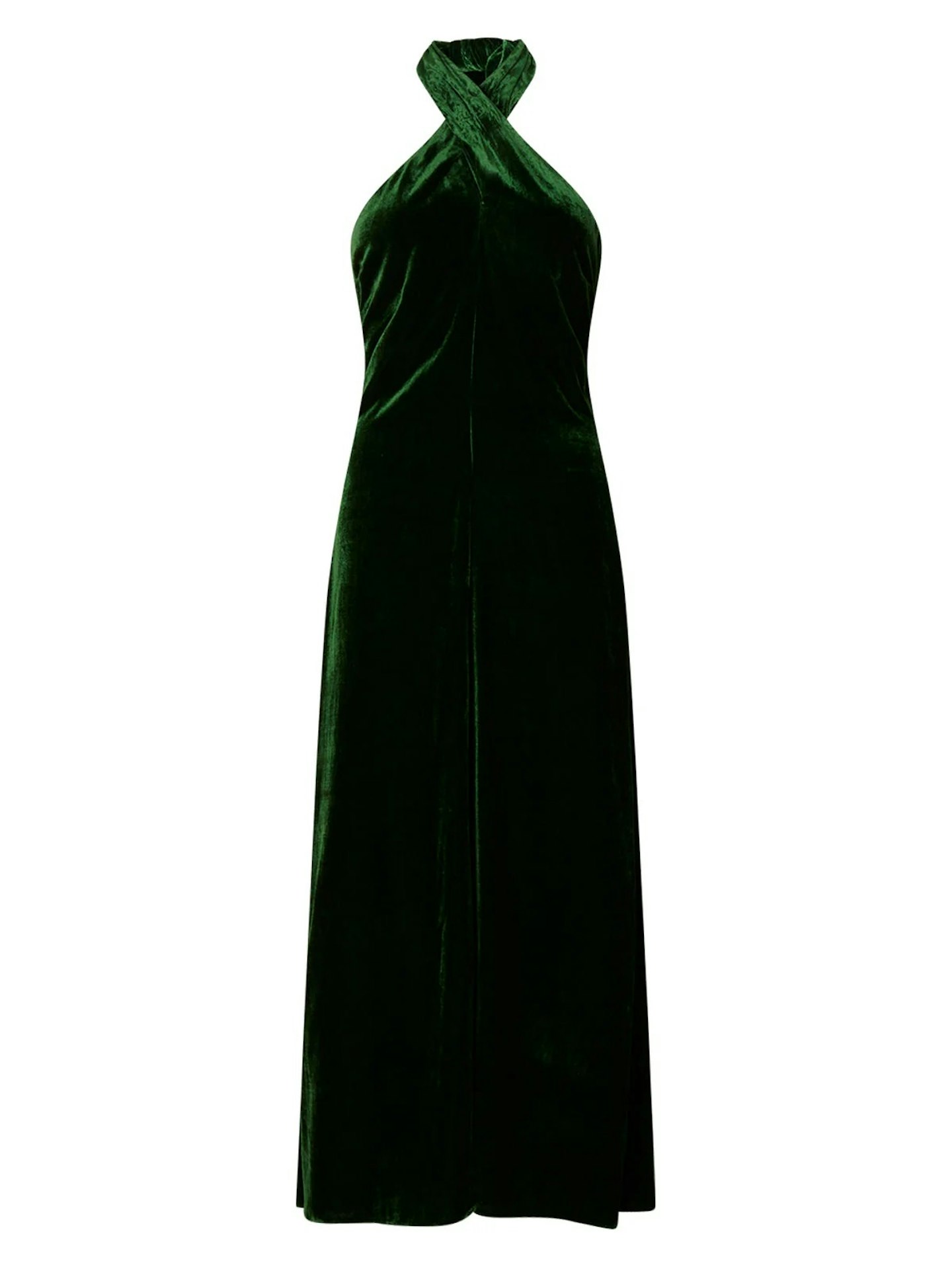 Kitri green velvet dress