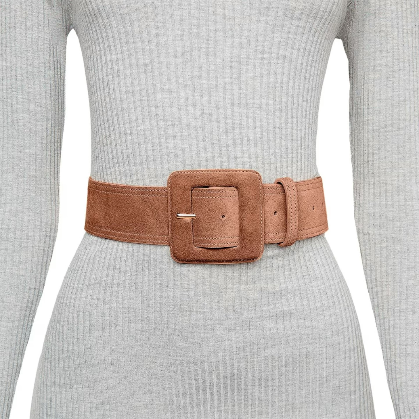 brown suede belt 