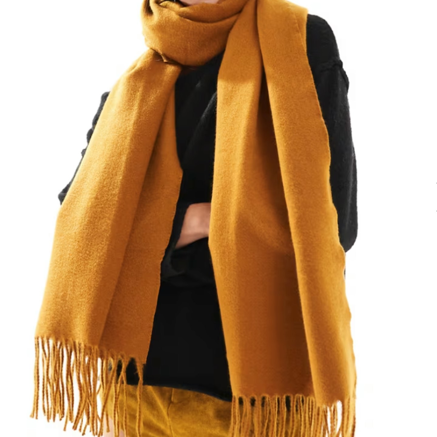 mustard scarf