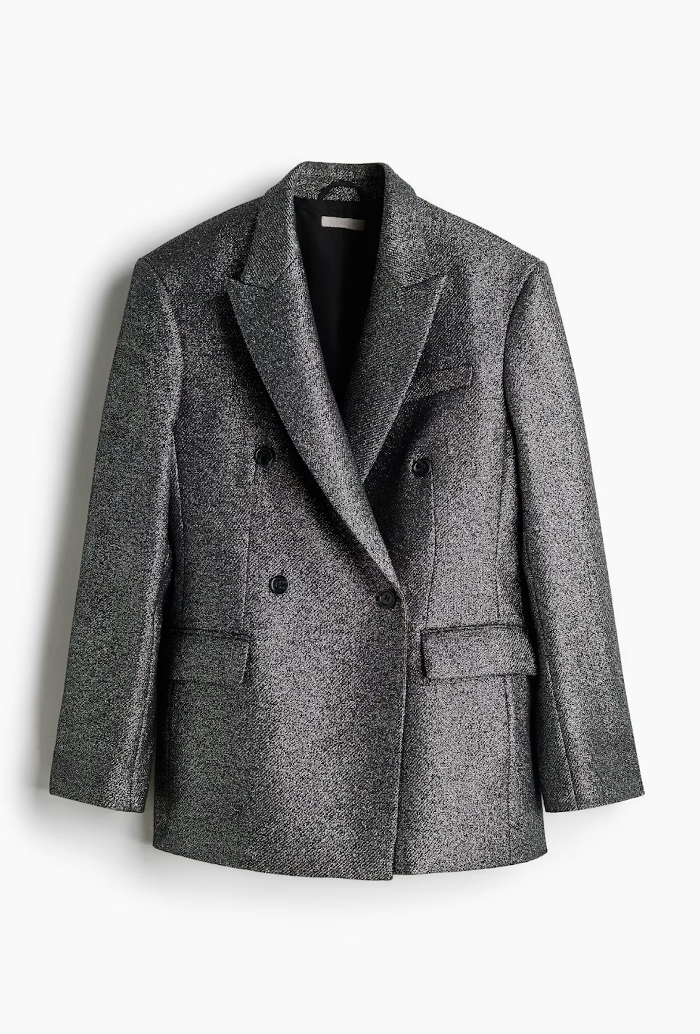 H&M Wool Blend Glitter Blazer 