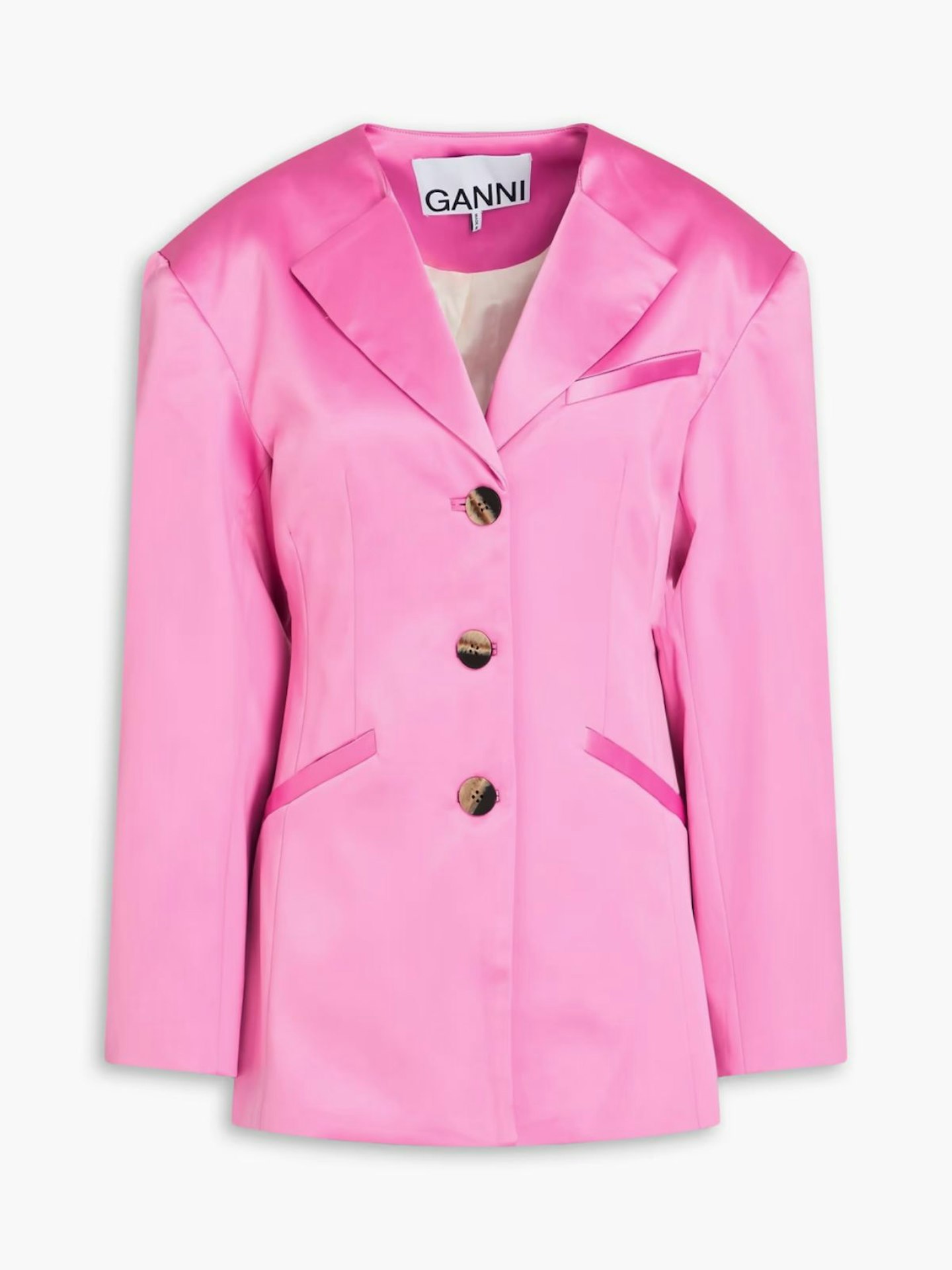 Ganni, Satin Blazer