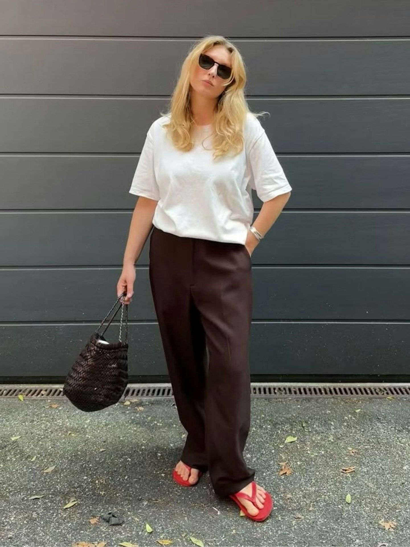 Uniqlo Satin Trousers
