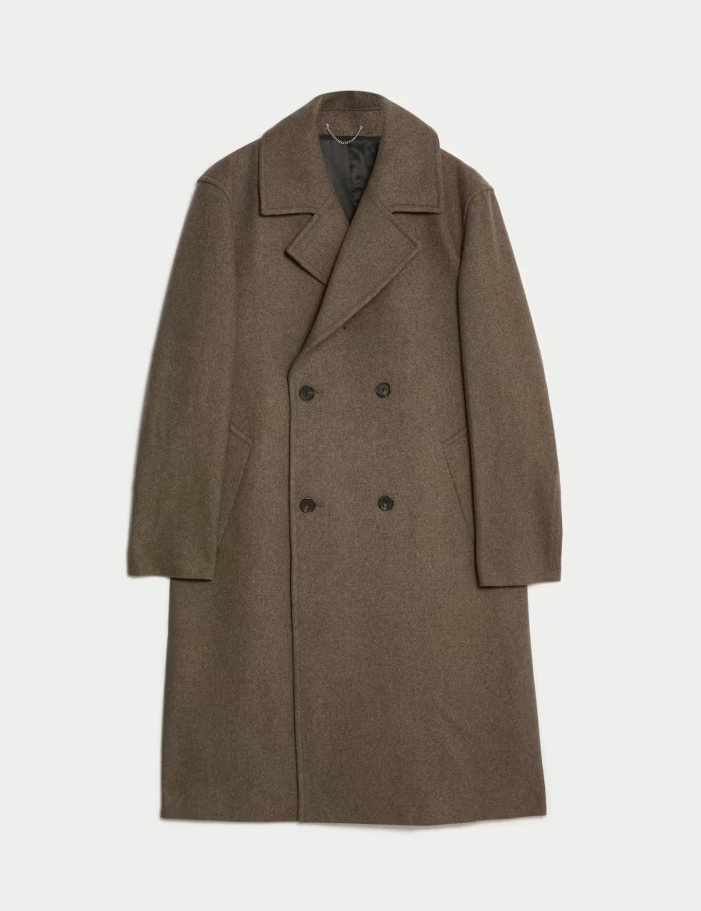 M&S, Wool Rich Double Breasted Revere Coat