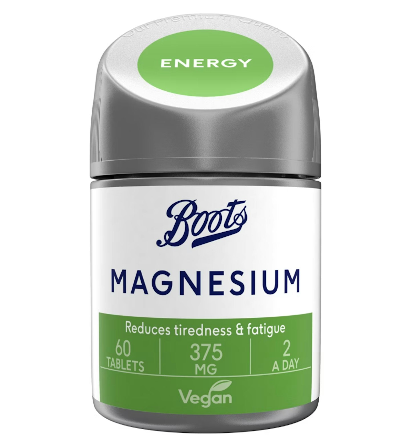 Boots Magnesium 375mg 60 Tablets