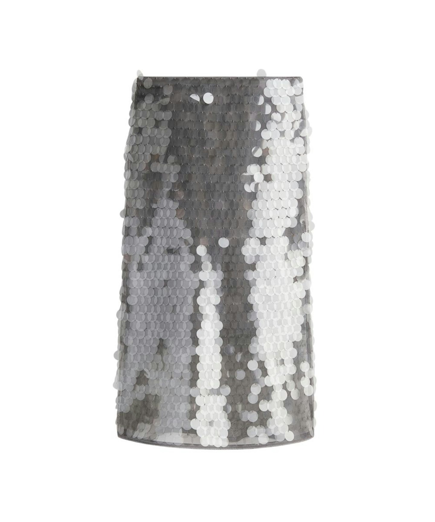 H&M, Sequinned Midi Skirt