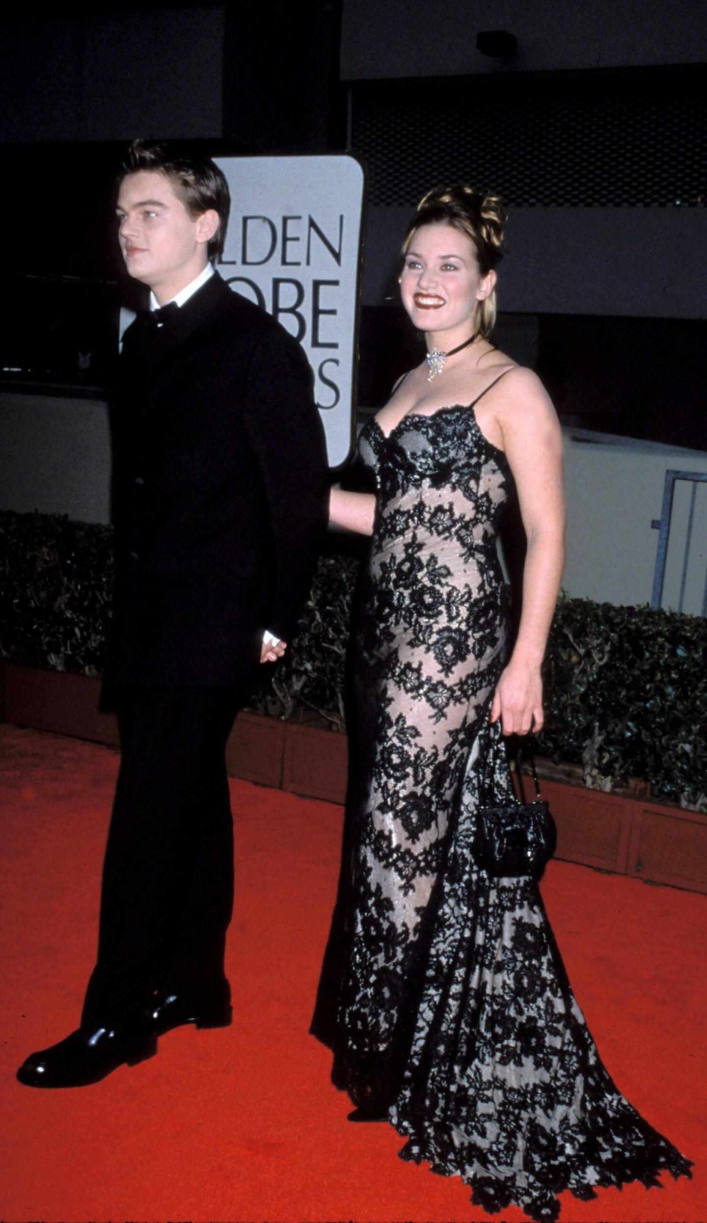 Leonardo DiCaprio Kate Winslet Golden Globes 1998