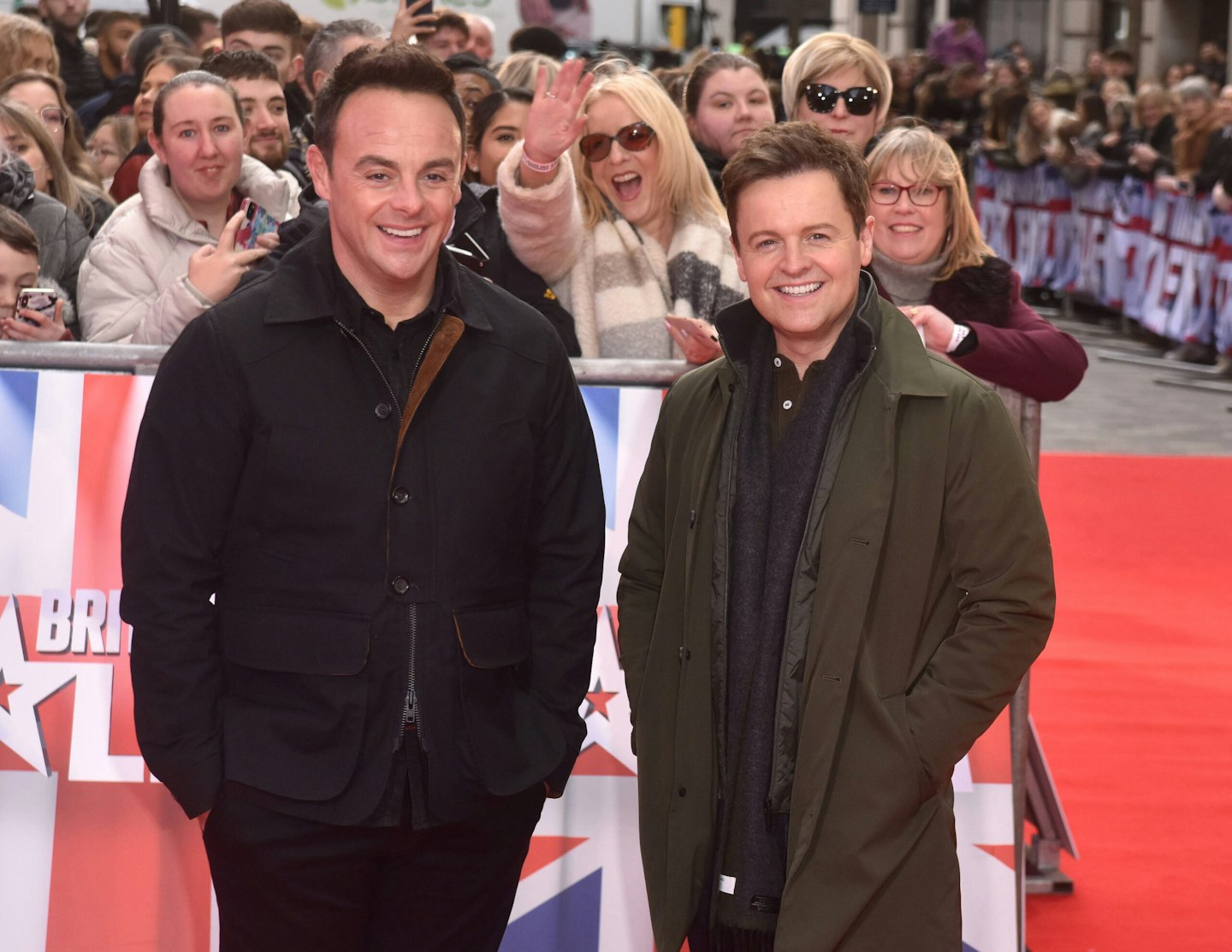 Ant and Dec at Britain's Got Talent filming