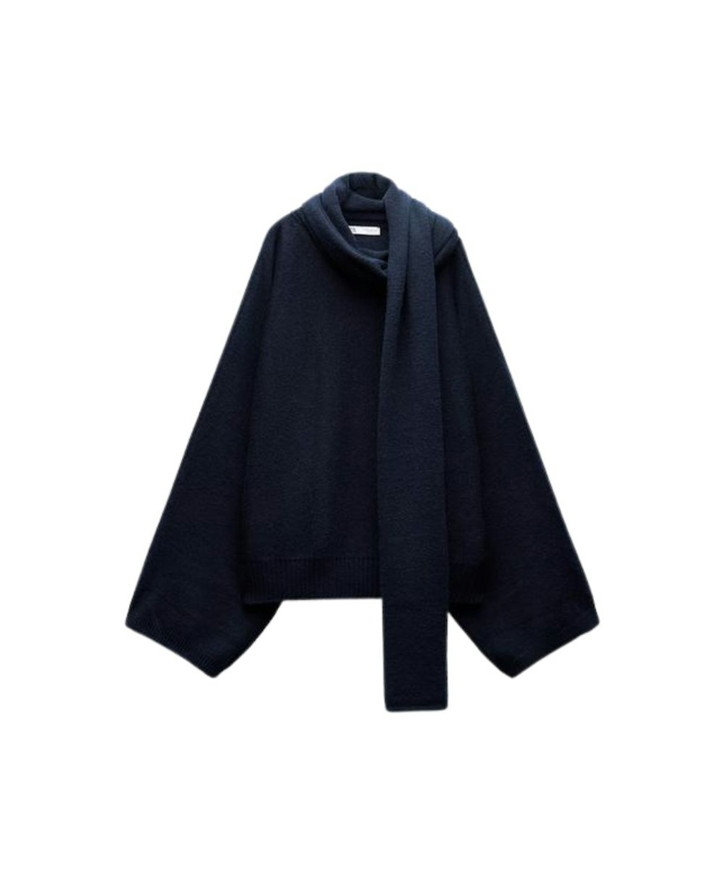 Zara, Wool Scarf Sweater 