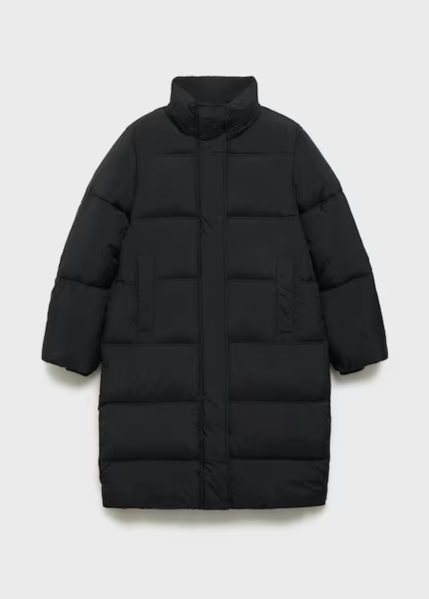 Mango, Hood Quilted Coat 