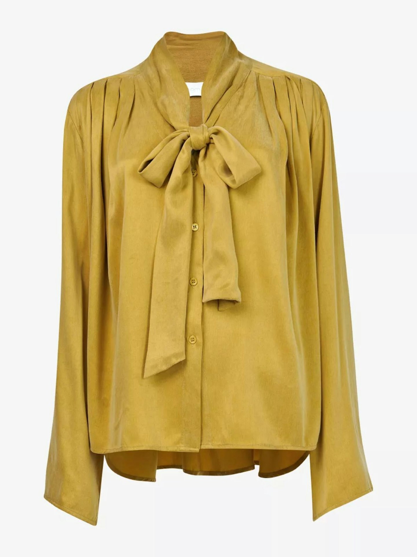 LEEM, Tie-Neck Relaxed-Fit Woven Blouse