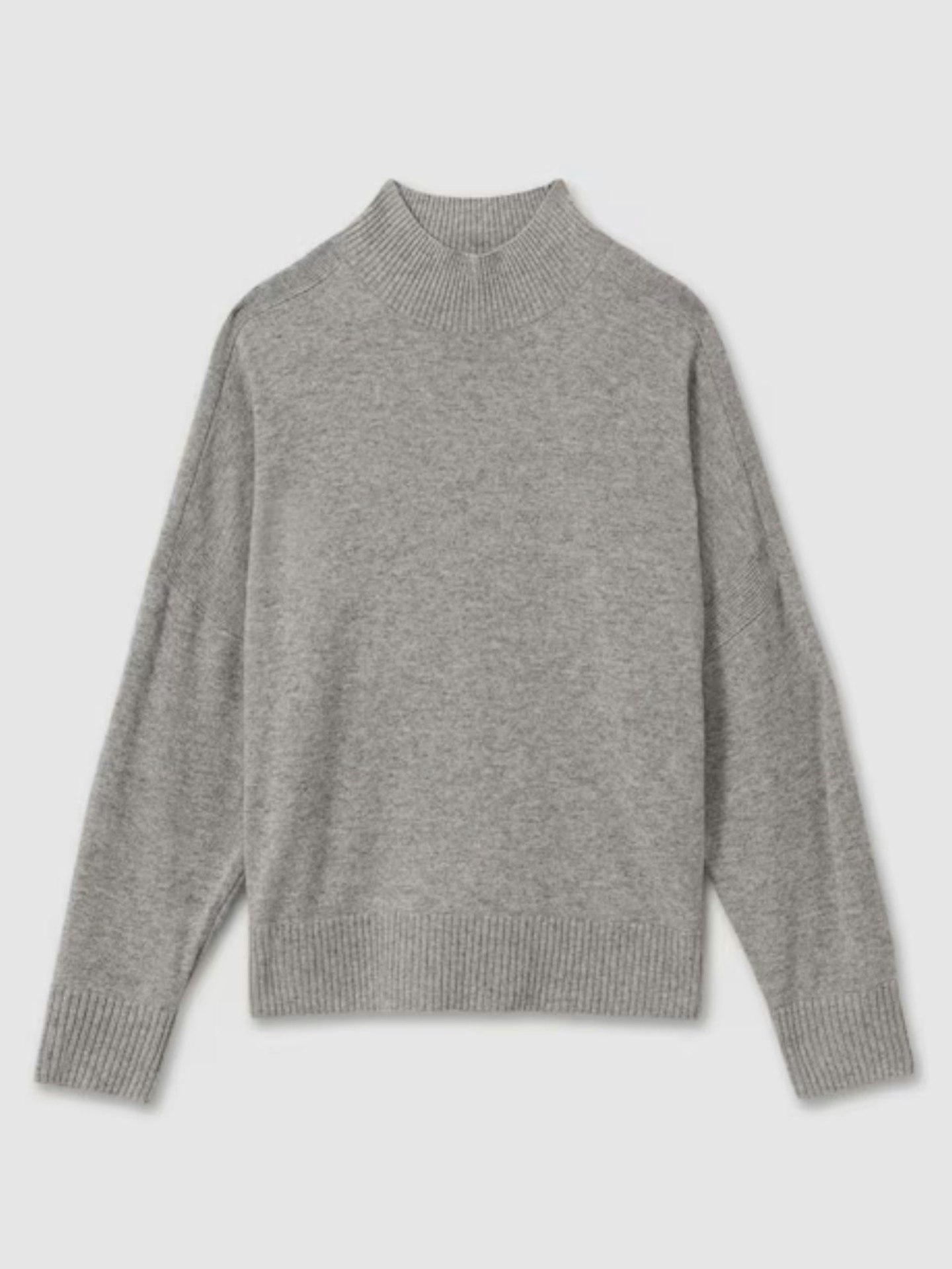 Reiss, Alicia Wool Blend Funnel Neck Jumper