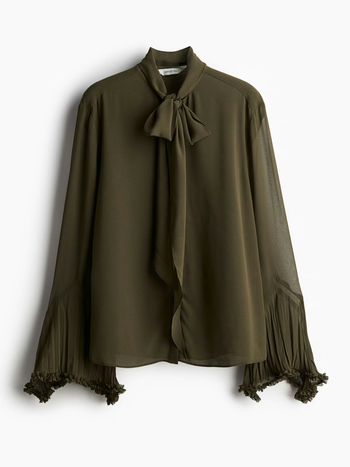 H&M, Tie-Neck Chiffon Blouse