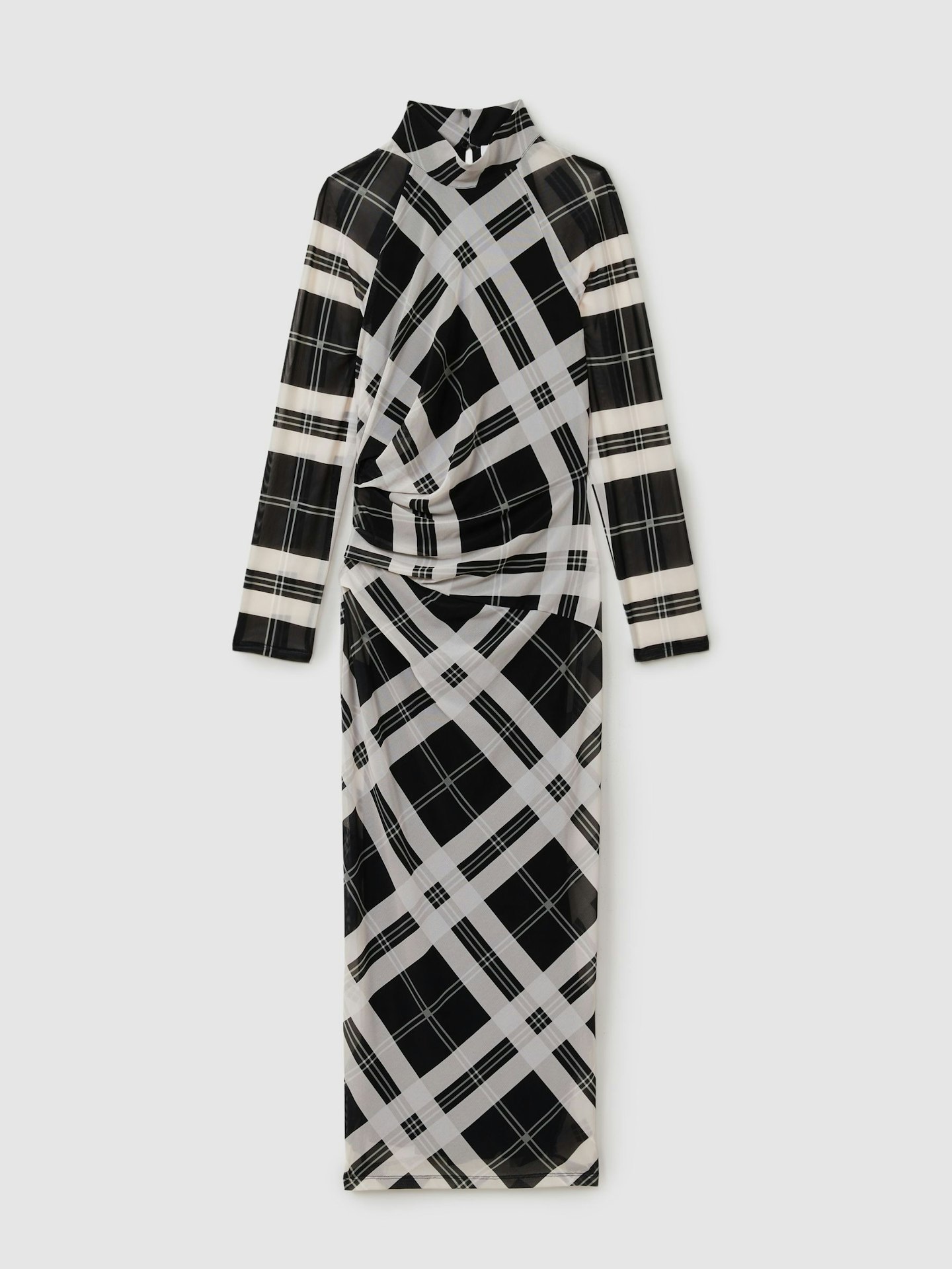 reiss checked dress