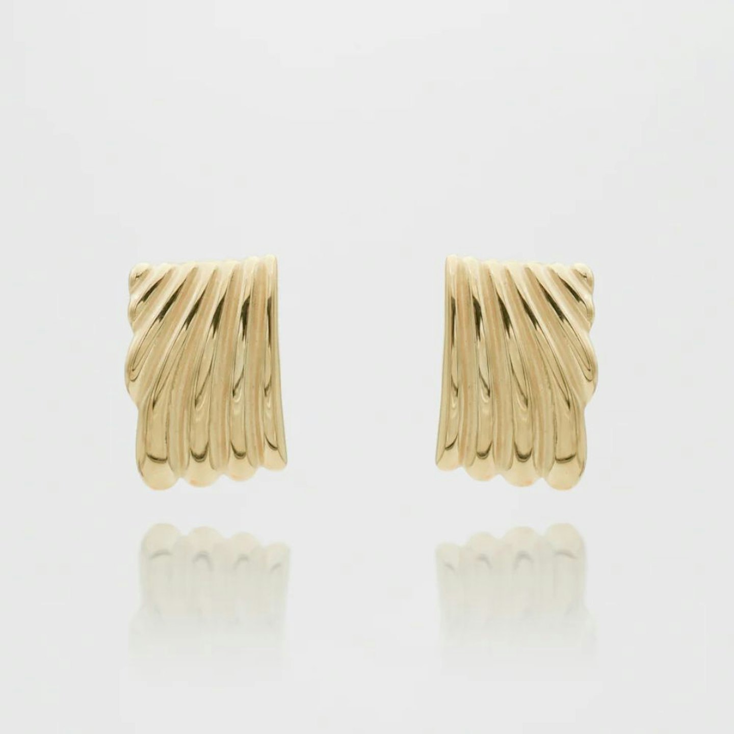 prya ribbed earrings