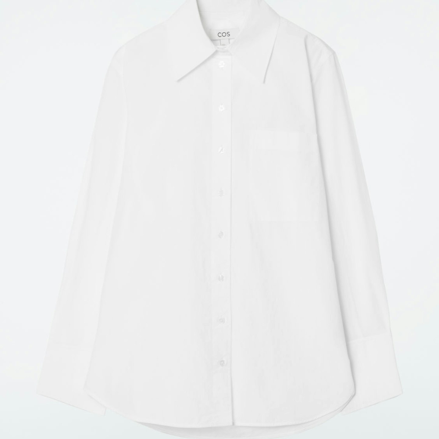 white COS shirt