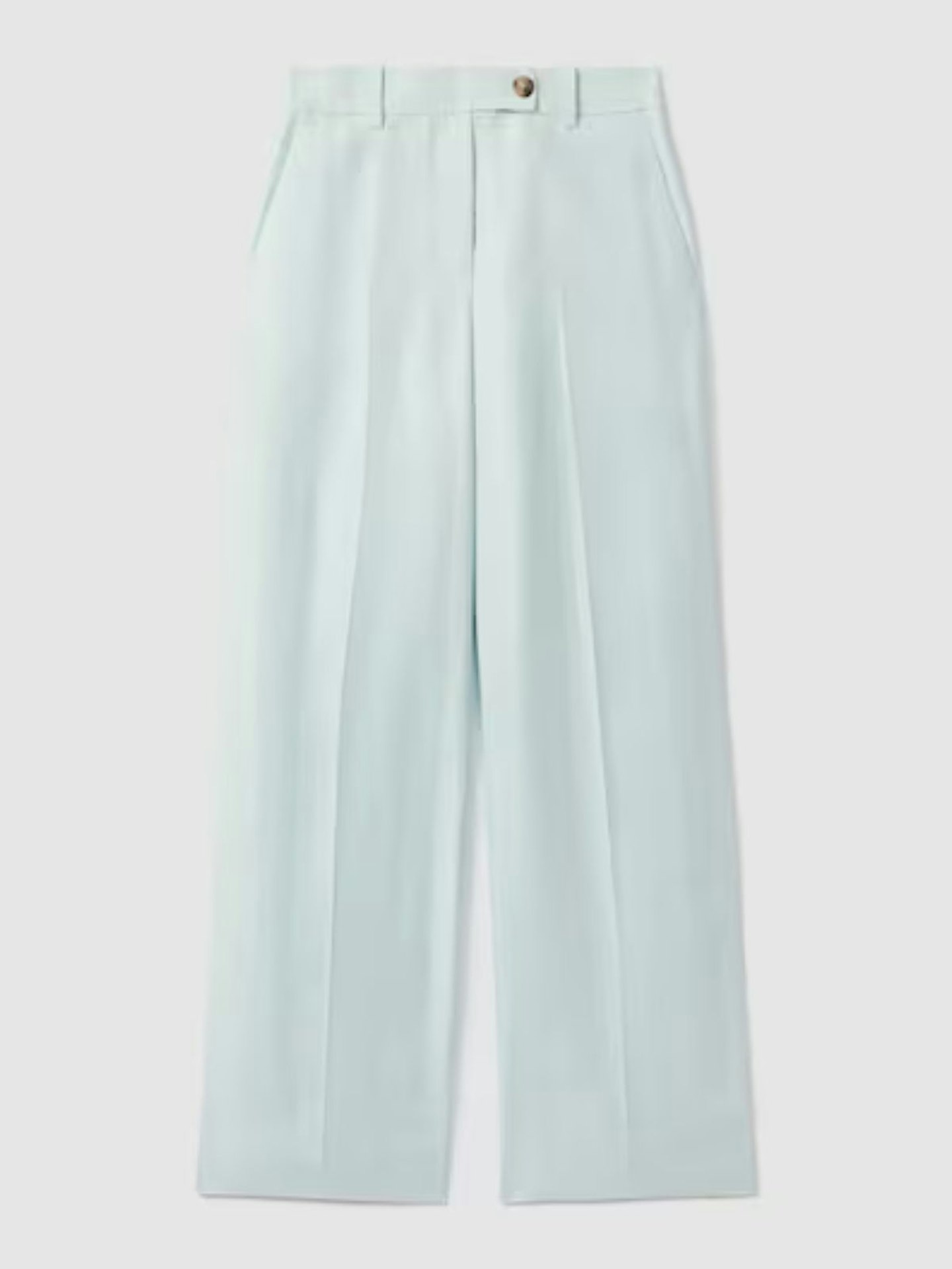 Lori Viscose-Linen Wide Leg Suit Trousers