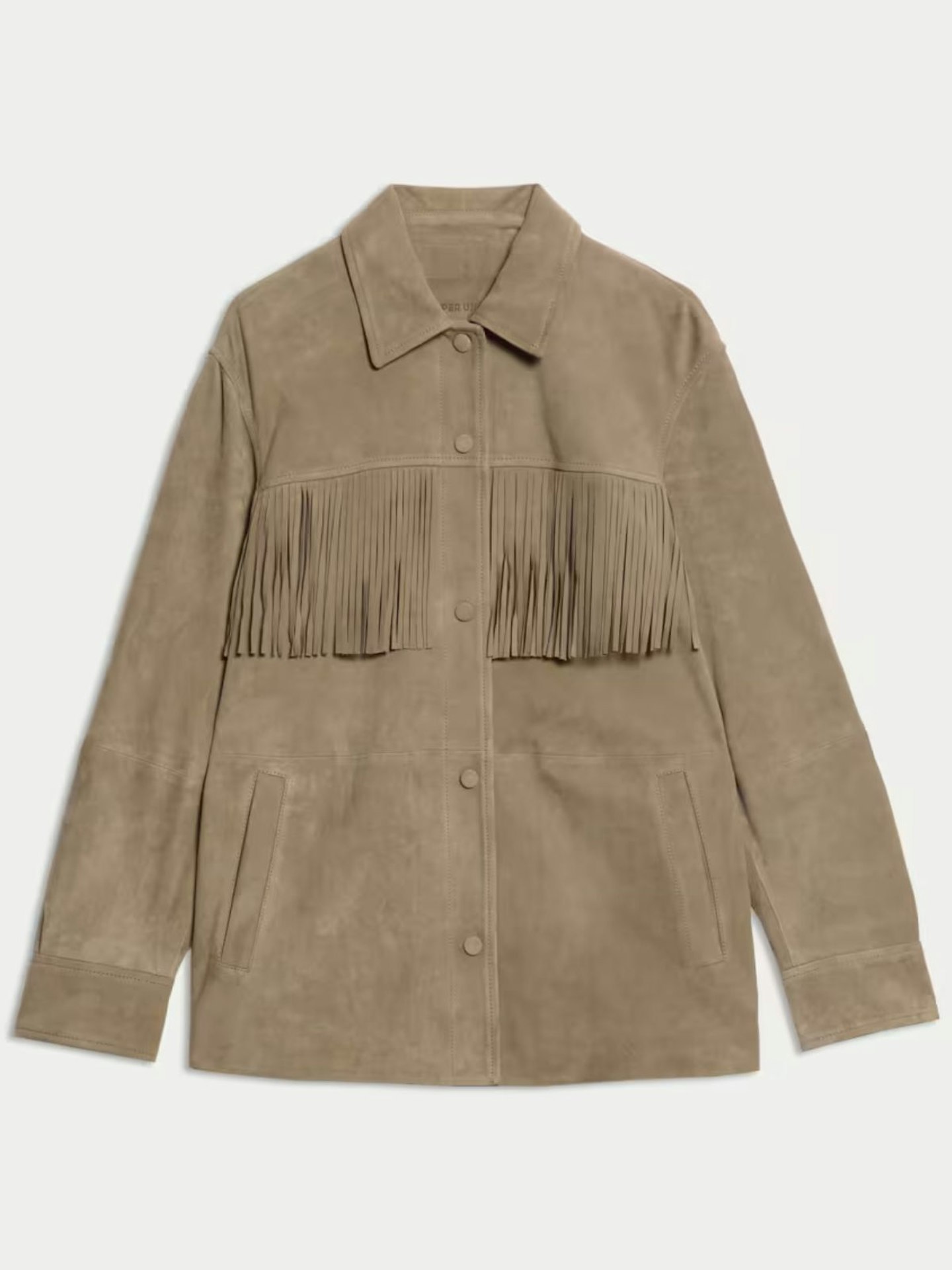 M&S Per Una, Suede Fringe Jacket