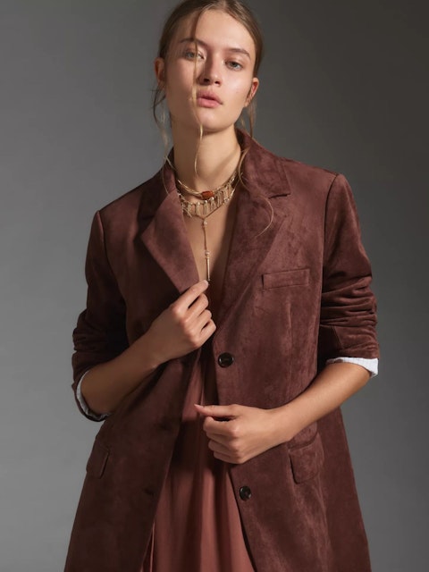Kendyll Relaxed Suede Blazer