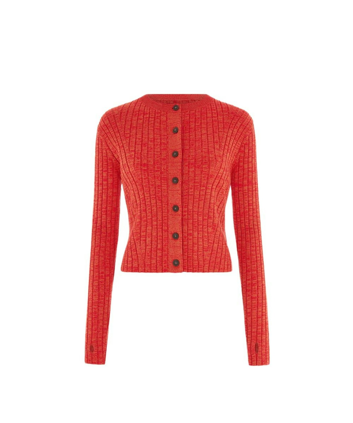 Aligne, Michelle Ribbed Red Cardigan