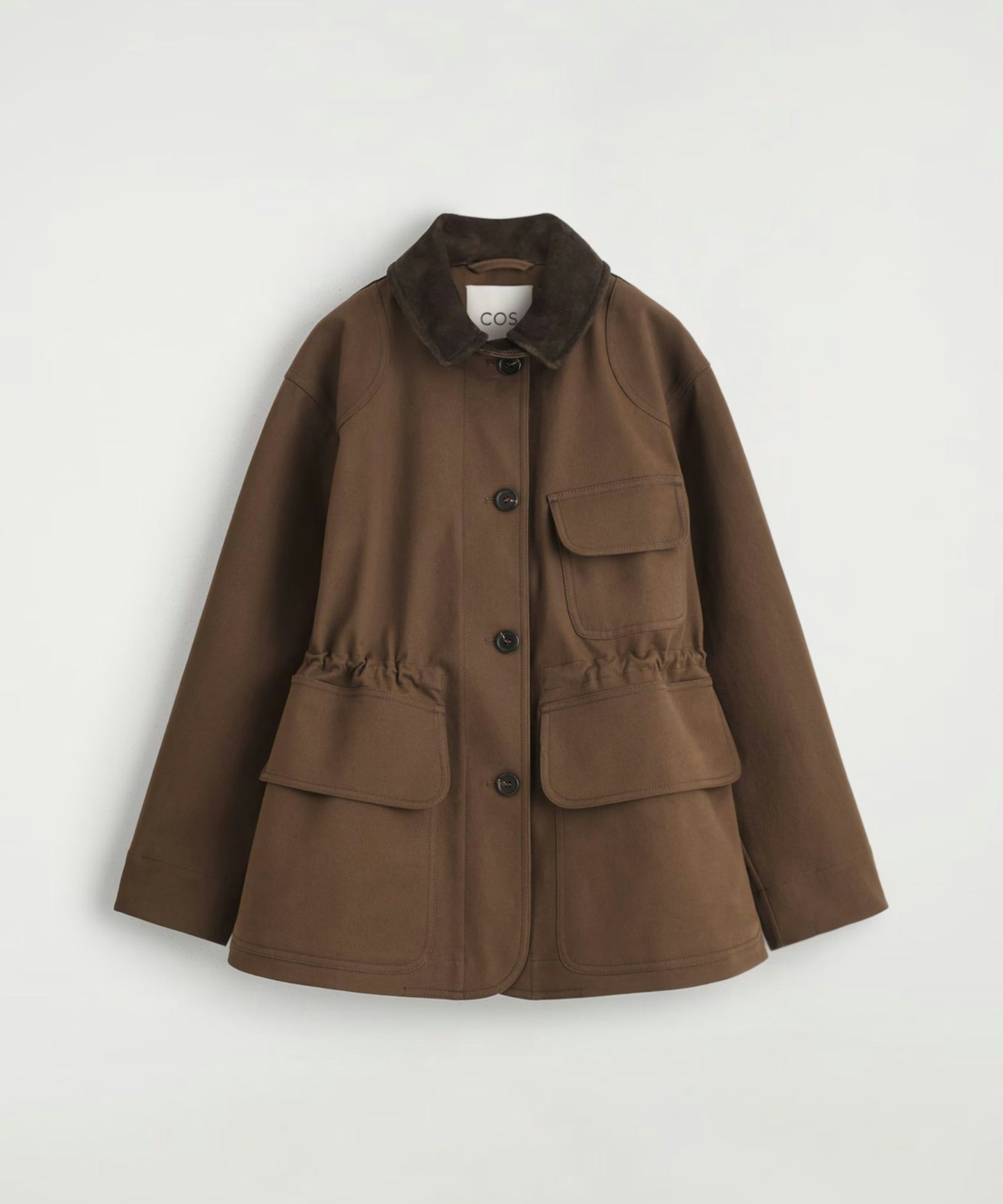 Suede Collar Field Jacket