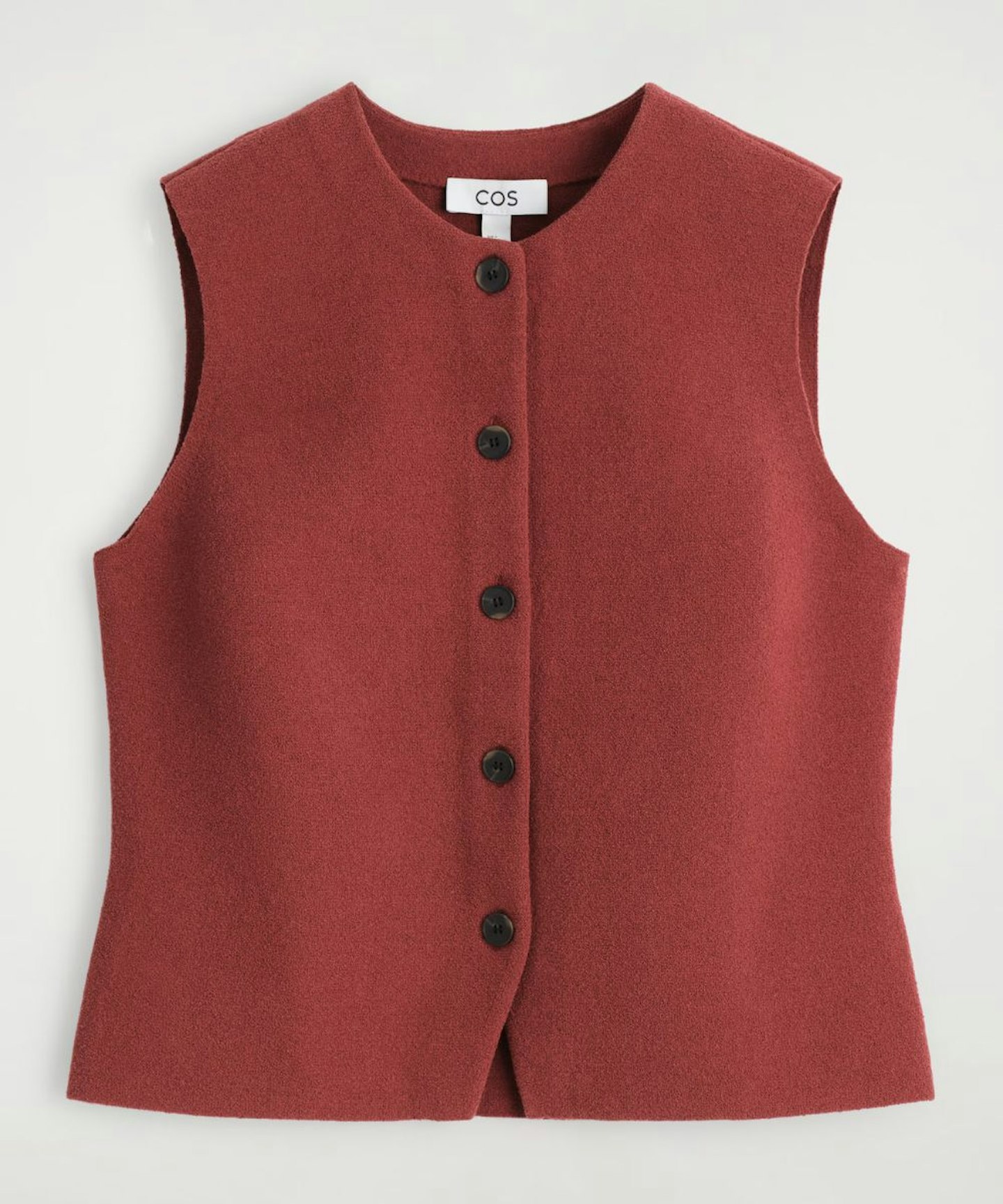 Knitted Cotton Waistcoat