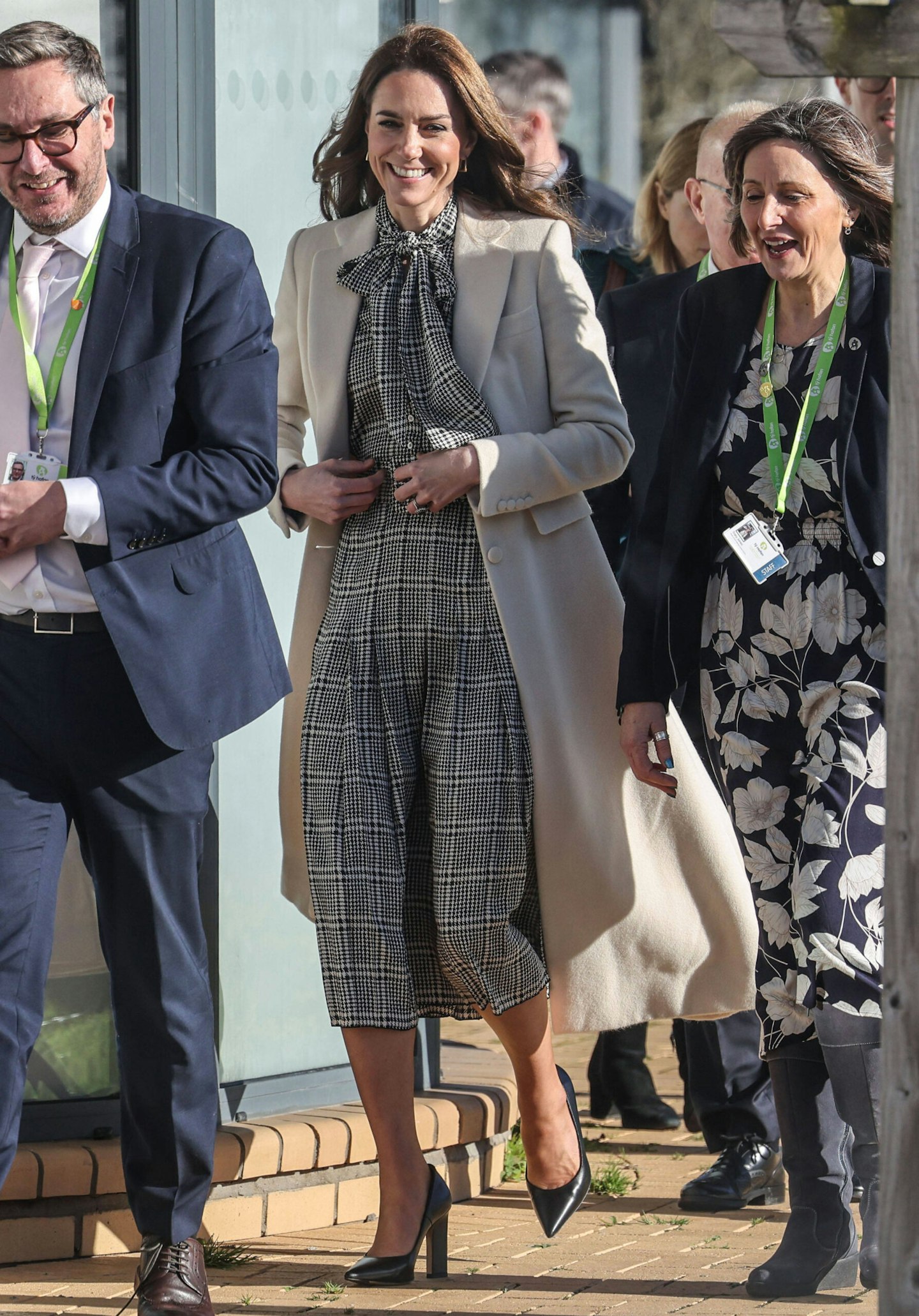 Kate Middleton in South Wales zara dress