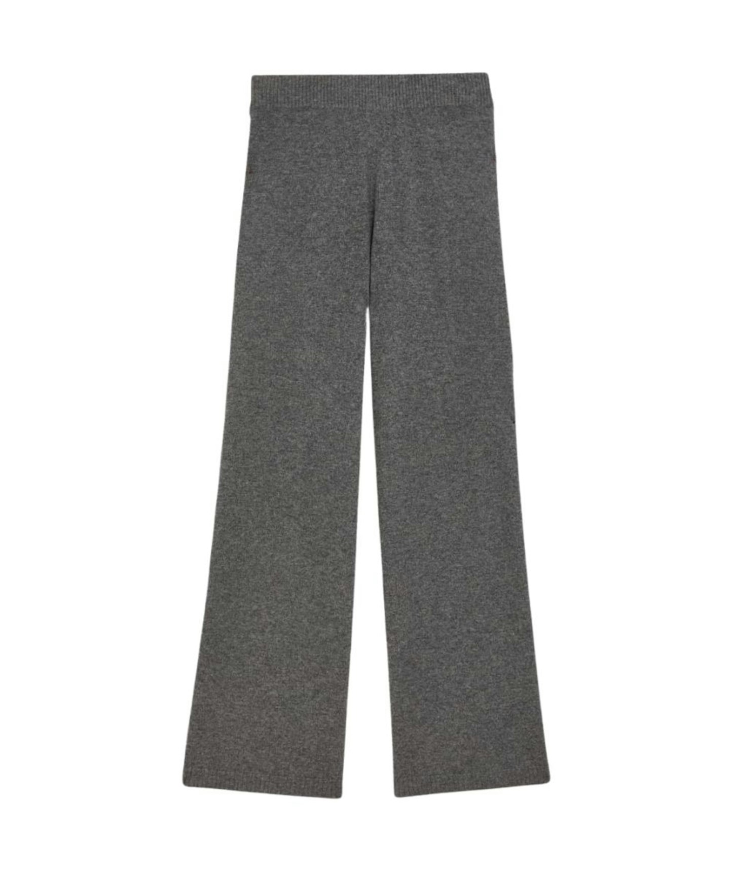 M&S Pure Cashmere Wide Leg Trousers, in Dark Grey