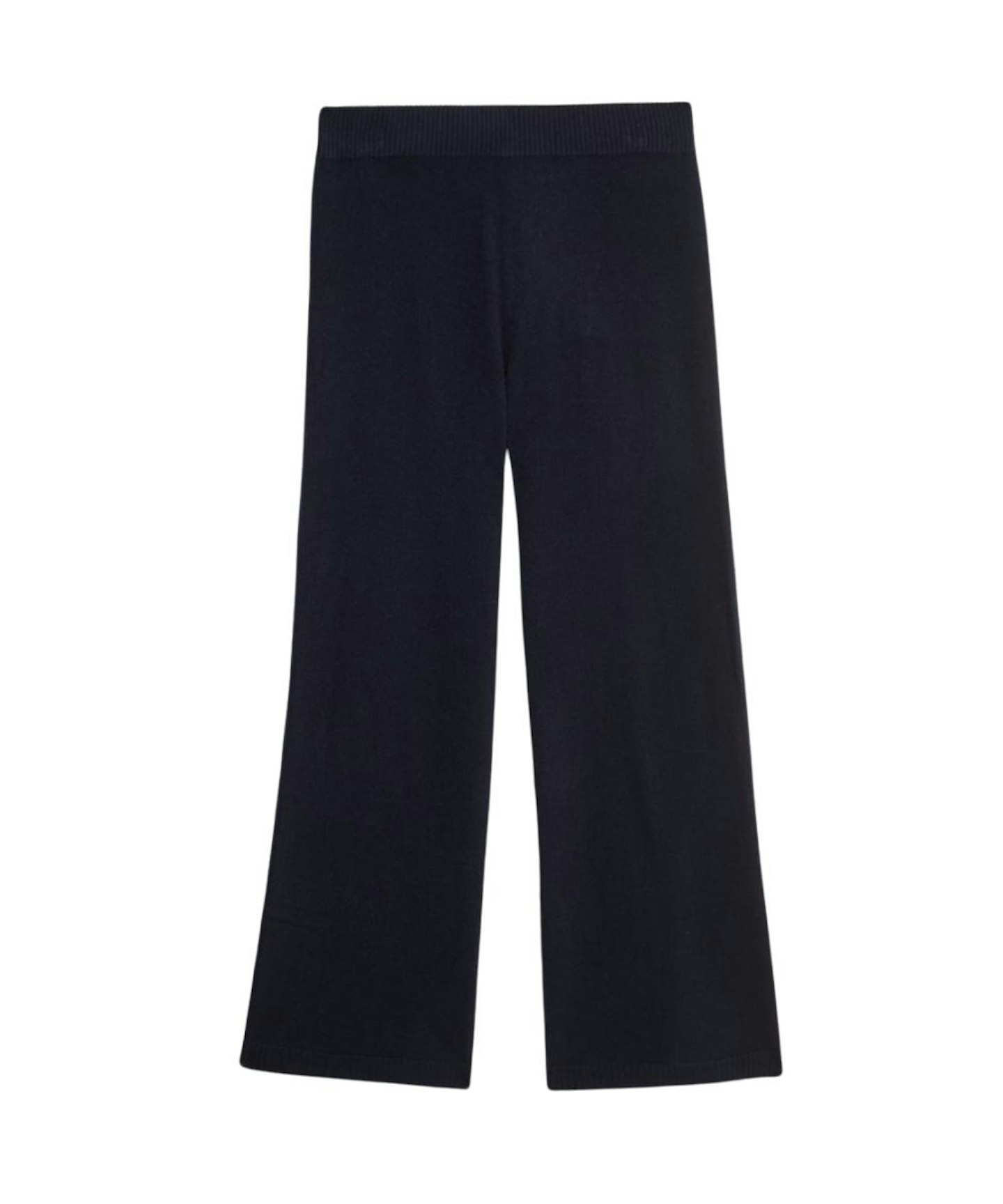 M&S Pure Cashmere Wide Leg Trousers, in Navy