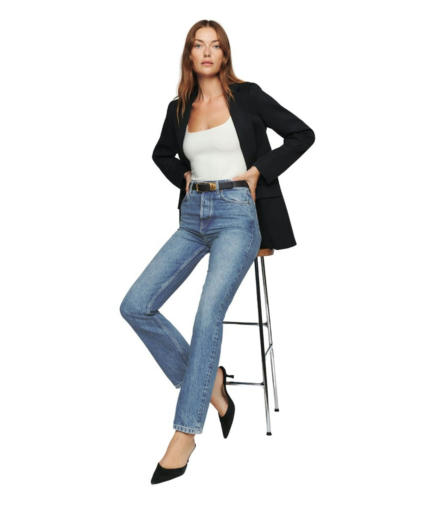 Cynthia High Rise Straight Jeans, Cloquet