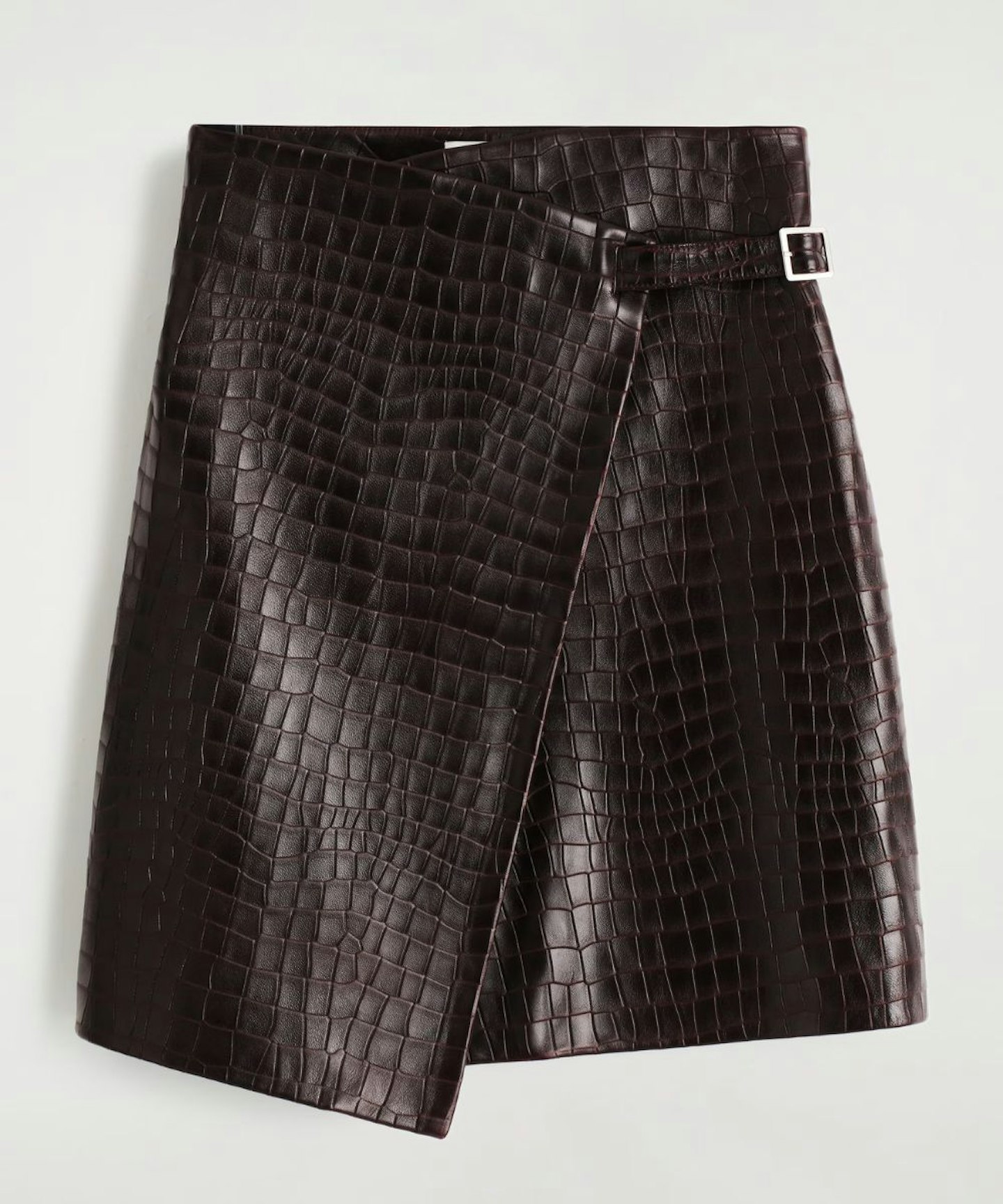 Croc Effect Skirt