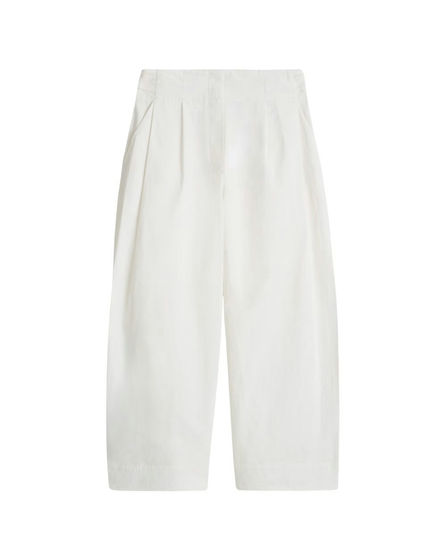 Cotton Barrel Leg Trouser