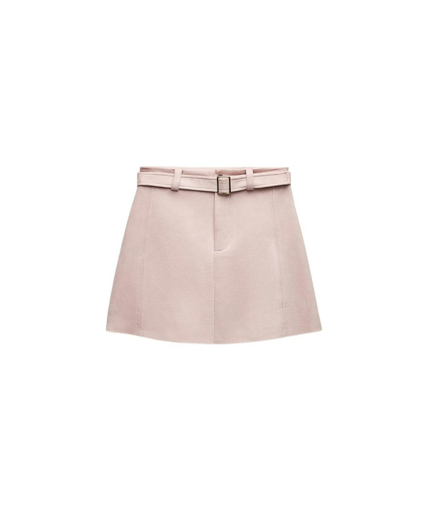 Zara, Faux Suede Skirt