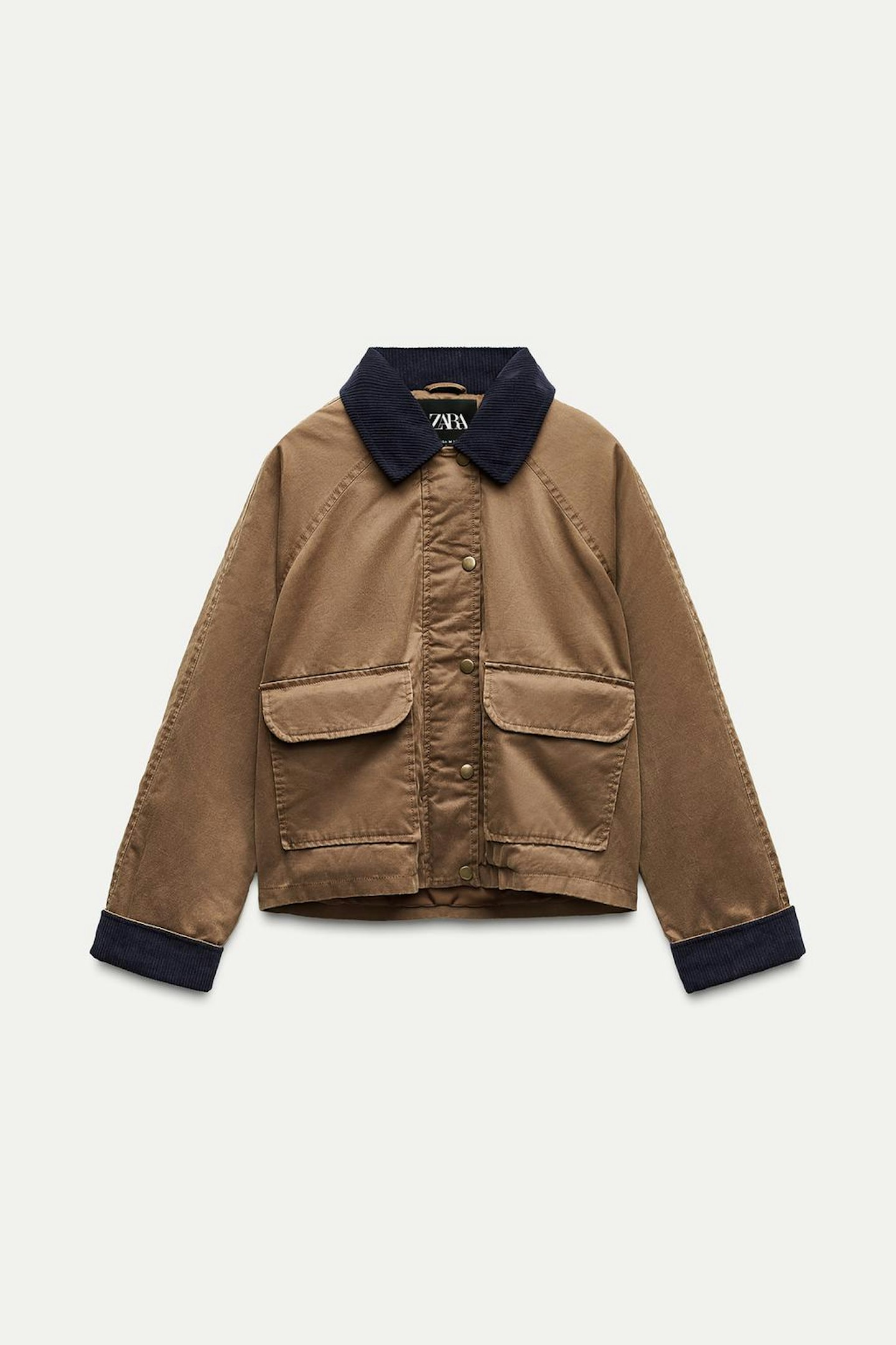 zara wax jacket 