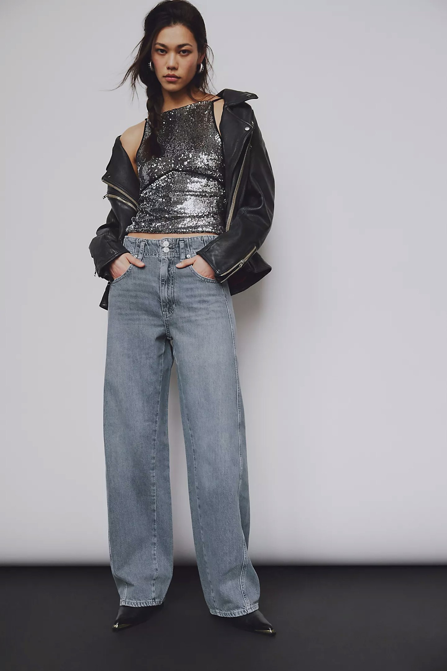 Free People, We The Free Aster Jean In Slate