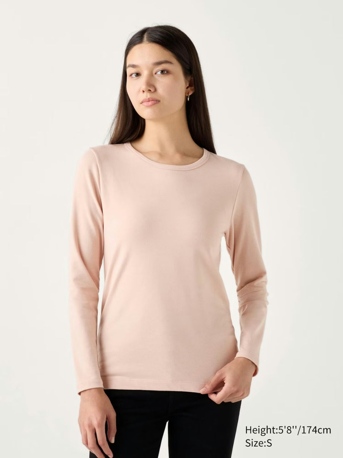 Uniqlo, HEATTECH Extra Warm Cotton Crew Neck T-Shirt