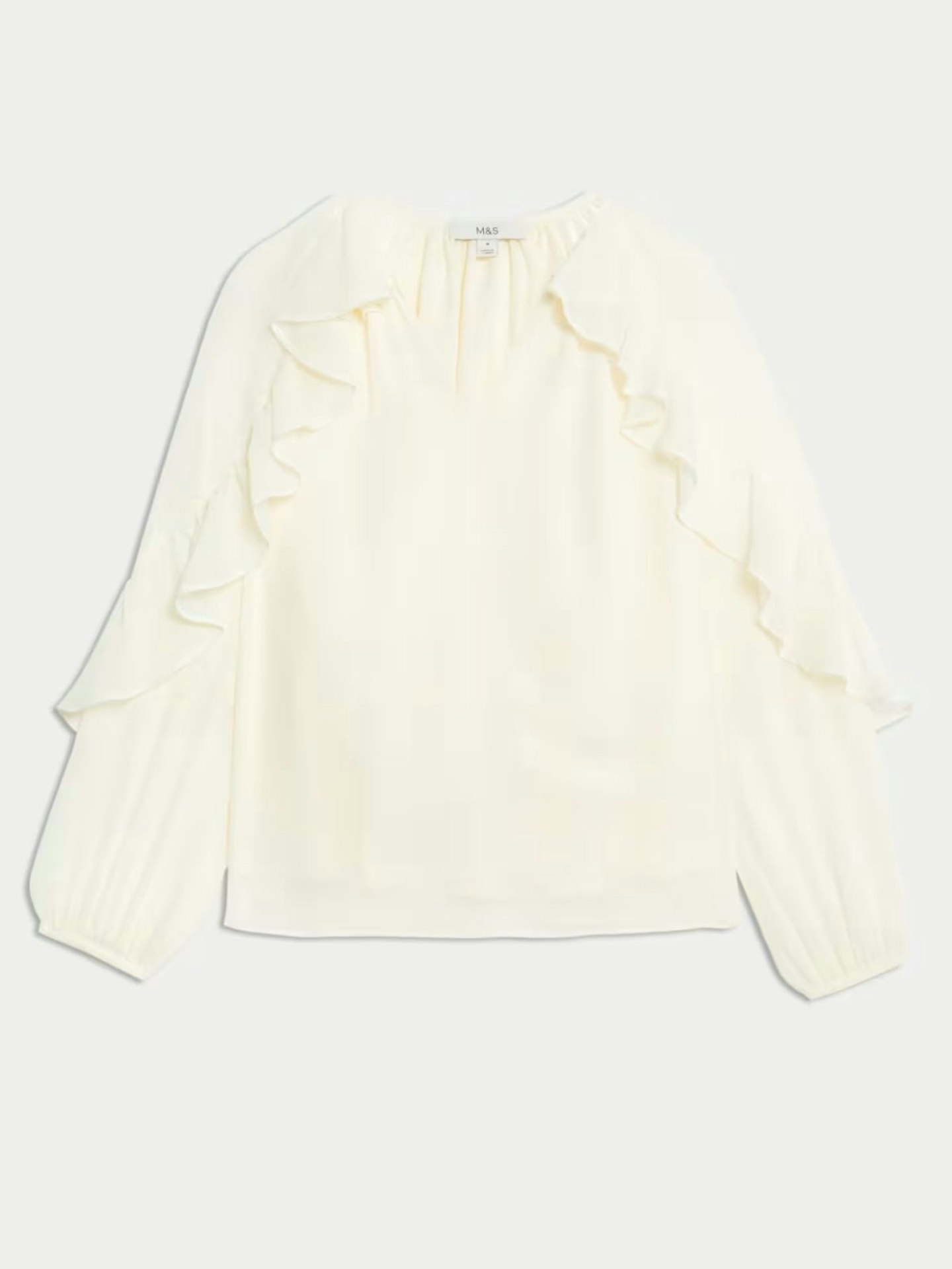 M&S, Ruffle Volume Blouse