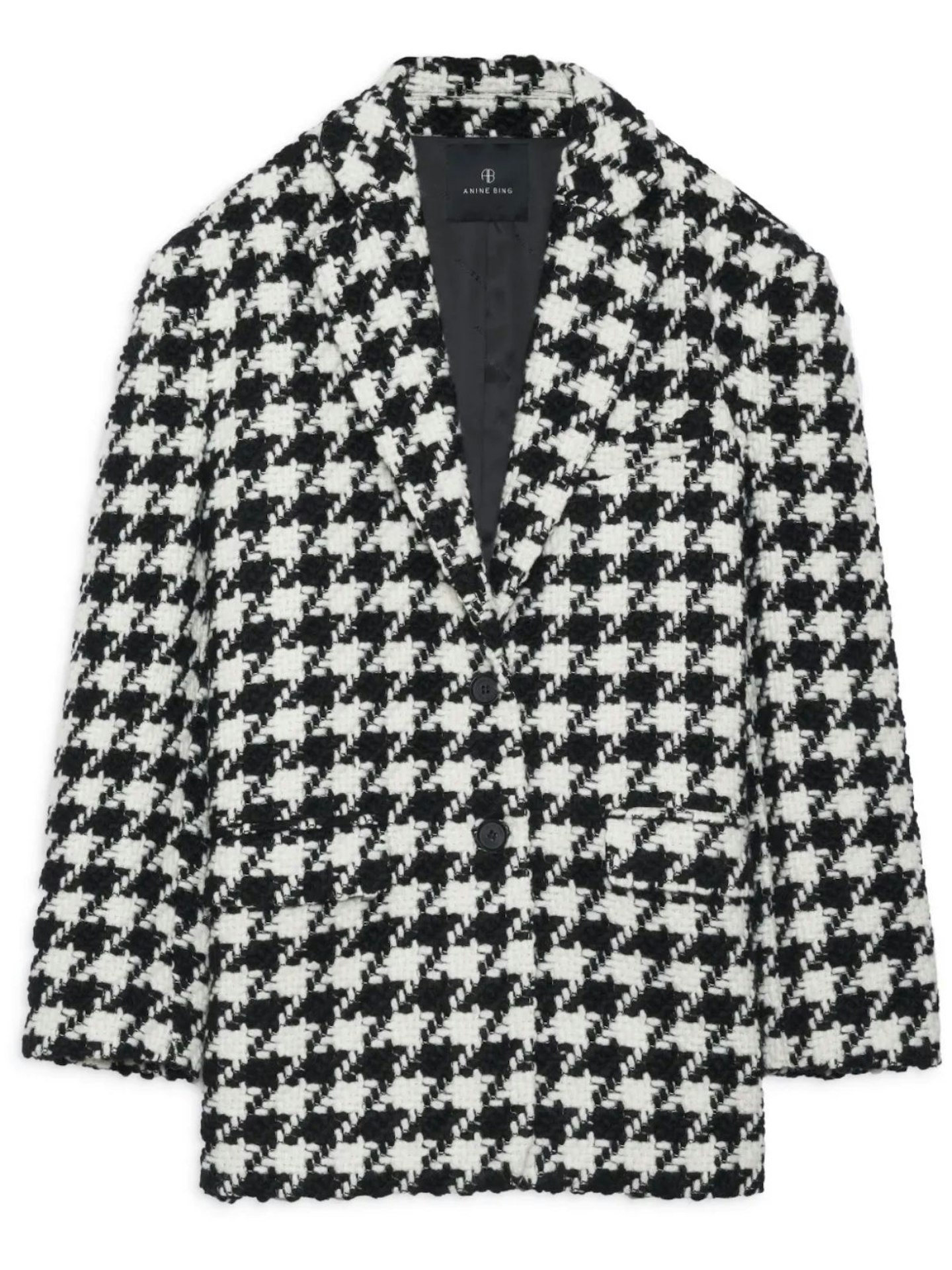 Anine Bing, Quinn Houndstooth Blazer