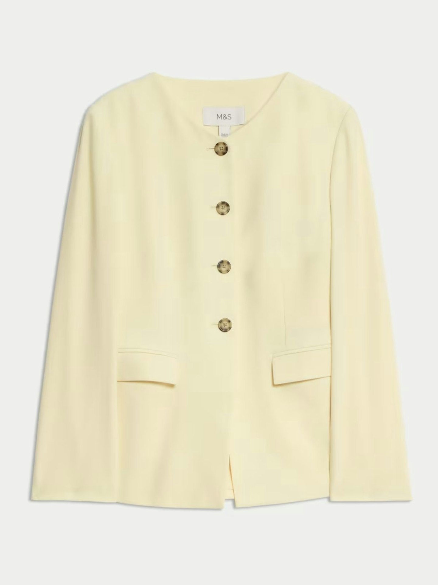 M&S, Tailored Collarless Blazer