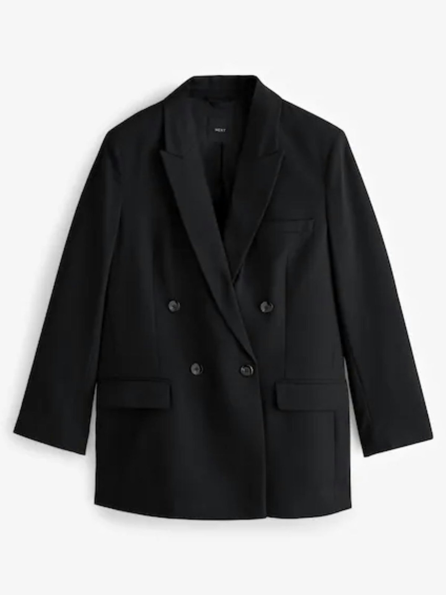 Next, Black Double Breasted Blazer