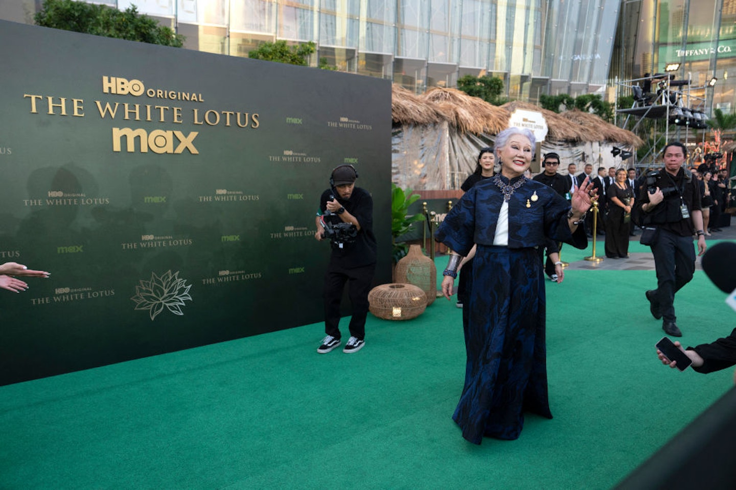 Thai actress Lek Patravadi attends the season three premiere of HBO's The White Lotus