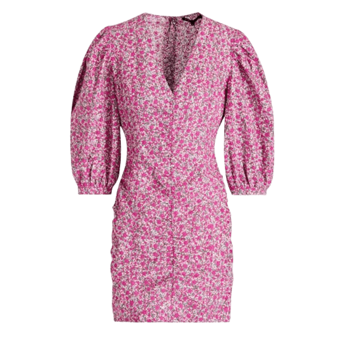 maje floral print dress