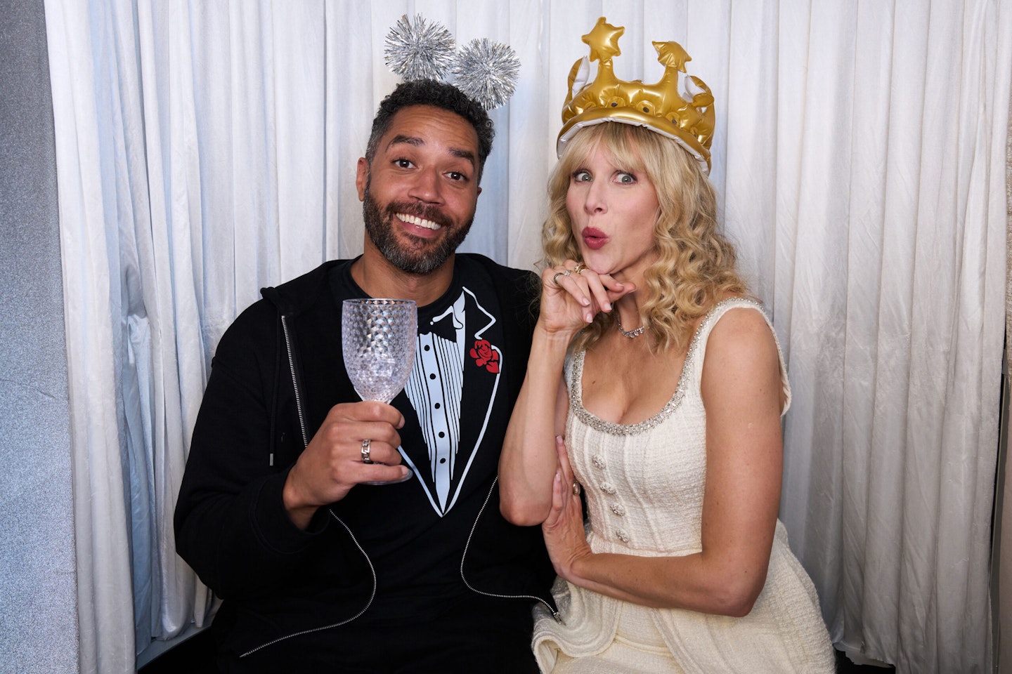 Samuel Anderson as Mal with Lucy Punch as Amanda in Amandaland