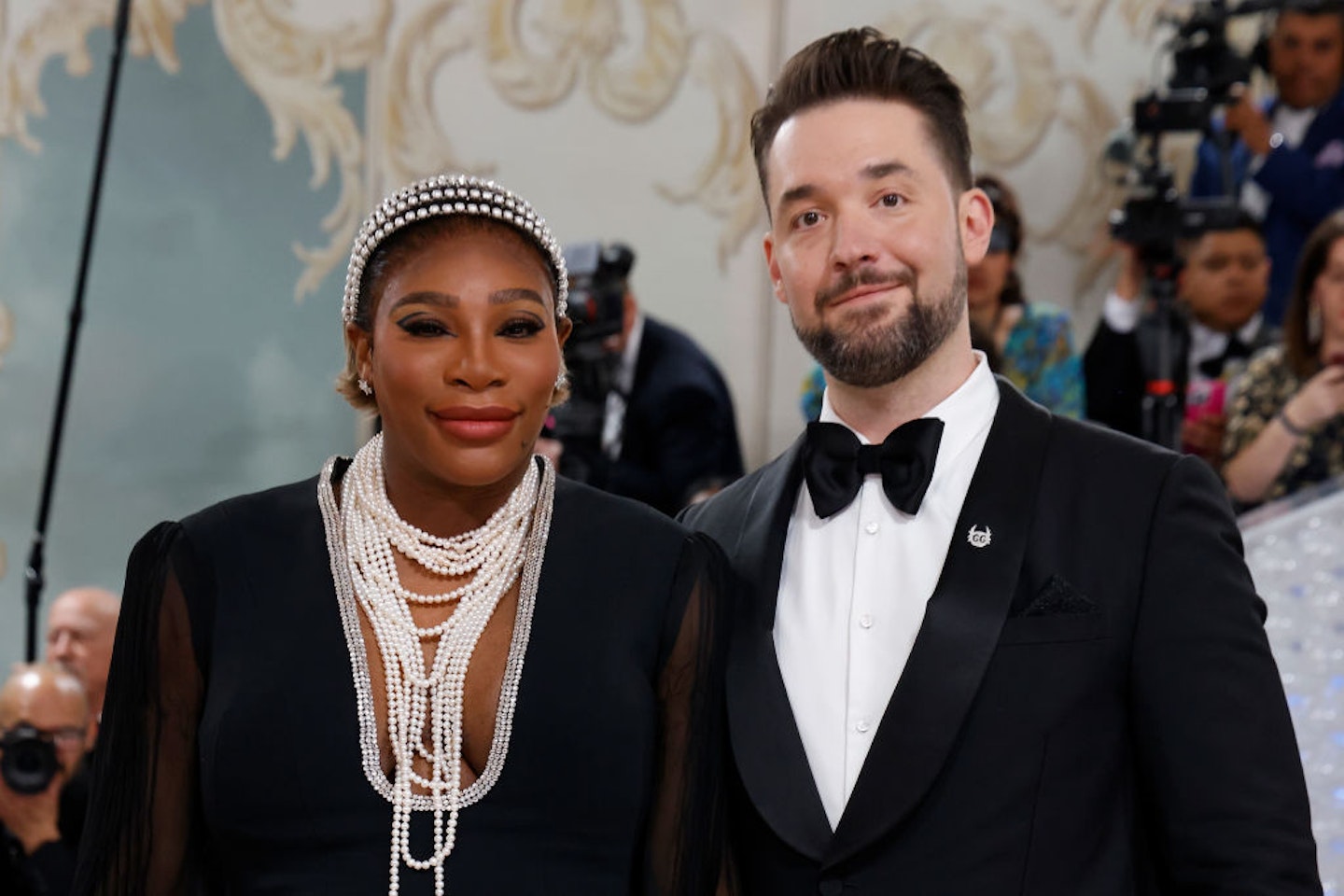 Serena Williams and Alexis Ohanian