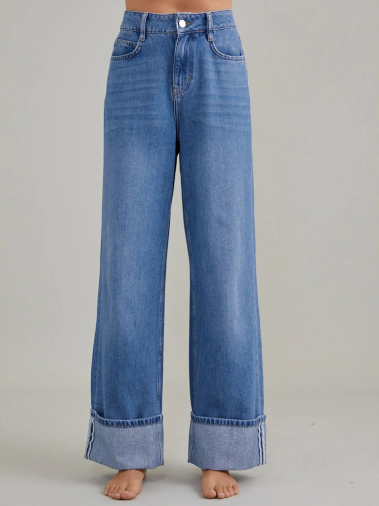 Move on Up Jeans B/W Check
