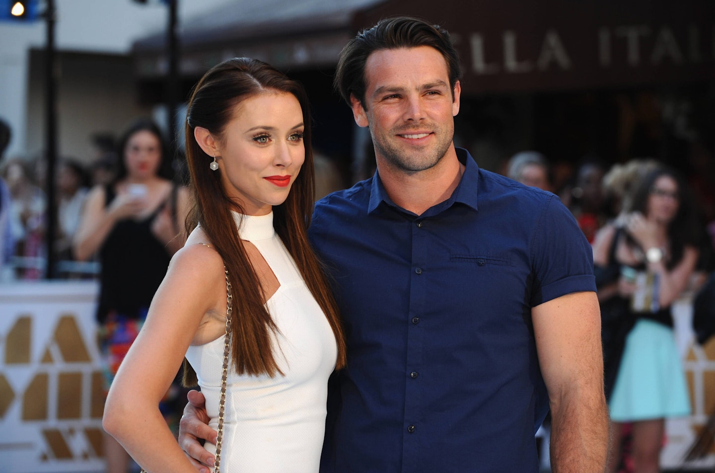 Una Healy and Ben Foden in 2015